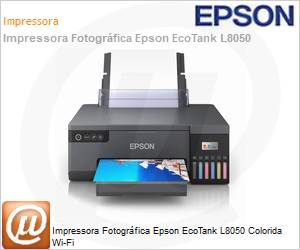 C11CK37302 - Impressora Fotogrfica Epson EcoTank L8050 Colorida Wi-Fi 