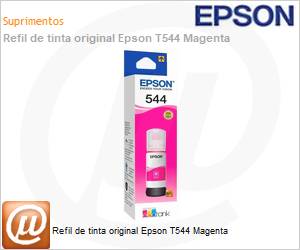 T544322-BR - Refil de tinta original Epson T544 Magenta