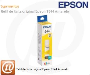 T544422-BR - Refil de tinta original Epson T544 Amarelo