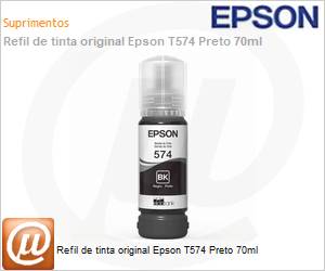 T574120-AL - Refil de tinta original Epson T574 Preto 70ml