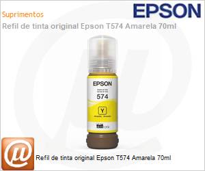 T574420-AL - Refil de tinta original Epson T574 Amarela 70ml