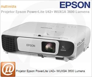V11H846021 - Projetor Epson PowerLite U42+ WUXGA 3600 Lumens