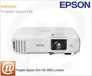 V11HB51021 - Projetor Epson E24 HD 3600 Lumens 