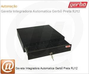 8260-5050-9090 - Gaveta Integradora Automatica Gerb Preta RJ12 