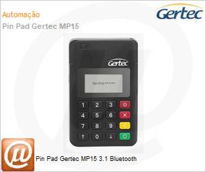 80810075 - Pin Pad Gertec MP15 3.1 Bluetooth 