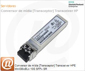 455883-B21 - Conversor de mdia [Transceptor] Transceiver HPE MiniGBicBLc 10G SFP+ SR