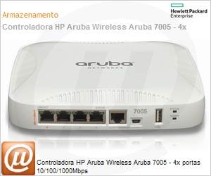 7005-RW - Controladora HP Aruba Wireless Aruba 7005 - 4x portas 10/100/1000Mbps