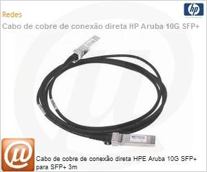 J9283D - Cabo de cobre de conexo direta HPE Aruba 10G SFP+ para SFP+ 3m 