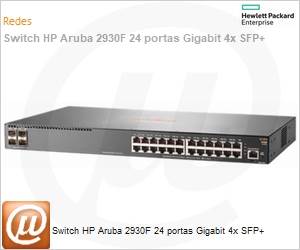 JL253A - Switch HPE Aruba 2930F 24 portas Gigabit 4x SFP+ 