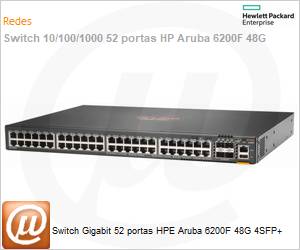 JL726A - Switch Gigabit 52 portas HPE Aruba 6200F 48G 4SFP+ 