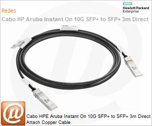 R9D20A - Cabo HPE Aruba Instant On 10G SFP+ to SFP+ 3m Direct Attach Copper Cable