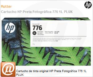 1XB11A - Cartucho de tinta original HP Preta Fotogrfica 776 1L PLUK 