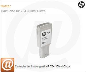 C1Q18A - Cartucho de tinta original HP 764 Cinza PLUK 300ml