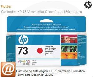 CD951A - Cartucho de tinta original HP 73 Vermelho PLUK 130ml