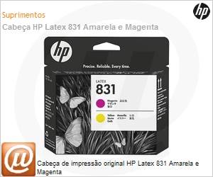 CZ678A - Cabea de impresso original HP Latex 831 Amarela e Magenta 