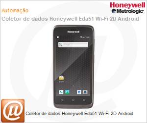 EDA51-0-B723SOGA - Coletor de Dados Honeywell EDA51 Wi-Fi 2D Android 