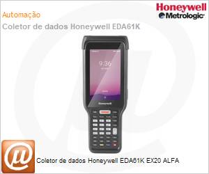 EDA61K-0AUB34PEA - Coletor de dados Honeywell EDA61K EX20 Alpha 