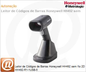 HH492-R1-1USB-B - Leitor de Cdigos de Barras Honeywell HH492 sem fio 2D HH492-R1-1USB-5 