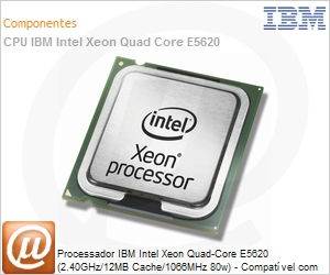 59Y4020 - Processador IBM Intel Xeon Quad-Core E5620 (2.40GHz/12MB Cache/1066MHz 80w) - Compatvel com x3650 M3 (7945-D2U)