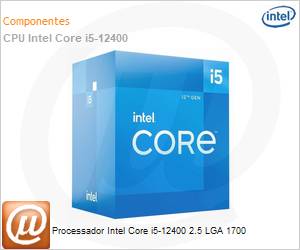 BX8071512400 - Processador Intel Core i5-12400 2.5 LGA 1700 