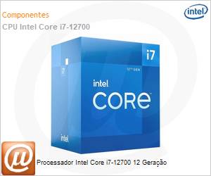 BX8071512700 - Processador Intel Core i7-12700 12 Gerao 