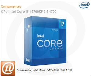 BX8071512700KF - Processador Intel Core i7-12700KF 3.6 1700 