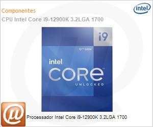 BX8071512900K- - Processador Intel Core i9-12900K 3.2LGA 1700 