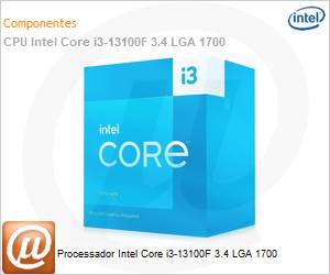 BX8071513100F - Processador Intel Core i3-13100F 3.4 LGA 1700 