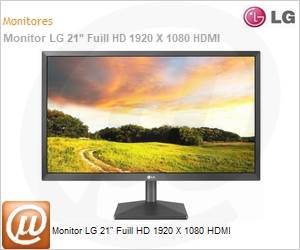 22MK400H-B.AWZ - Monitor LG 21" Fuill HD 1920 X 1080 HDMI