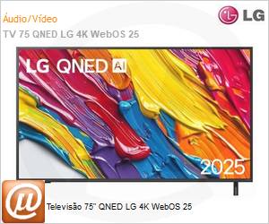 75QNED82ASG.AWZ - Televiso 75" QNED LG 4K WebOS 25 