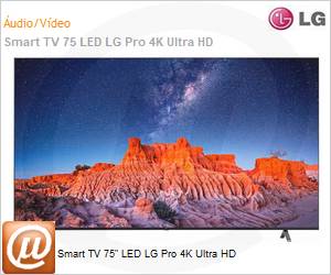 75TU801C0SA.BWZ - Smart TV 75" LED LG Pro 4K Ultra HD 