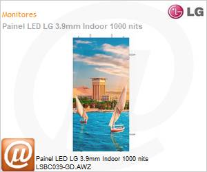 LSBC039-GD.AWZ-B - Painel LED LG 3.9mm Indoor 1000 nits LSBC039-GD.AWZ 