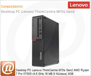 Lenovo - 11R7000JBO - Desktop PC Lenovo ThinkCentre M75s Gen2 AMD