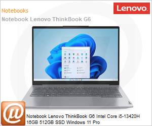 21NQ000NBR - Notebook Lenovo ThinkBook G6 Intel Core i5-13420H 16GB 512GB SSD Windows 11 Pro 