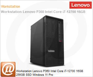 30FNSF4L00 - Workstation Lenovo P360 Intel Core i7-12700 16GB 256GB SSD Windows 11 Pro 