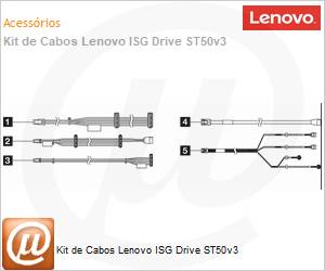 4X97A93517 - Kit de Cabos Lenovo ISG Drive ST50v3 
