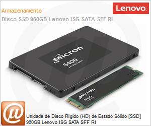 4XB7A82260 - Unidade de Disco Rgido (HD) de Estado Slido [SSD] 960GB Lenovo ISG SATA SFF RI 