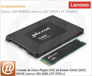 4XB7A82278 - Unidade de Disco Rgido (HD) de Estado Slido [SSD] 960GB Lenovo ISG SATA LFF ST50v2 