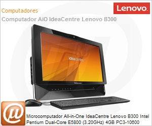 57-129373 - Desktop-PC All-in-One IdeaCentre Lenovo B300 Intel Pentium Dual-Core E5800 (3.20GHz) 4GB PC3-10600 DDR3-1333MHz 500GB 20" LED DVD-RW Windows 7 Home Basic 64