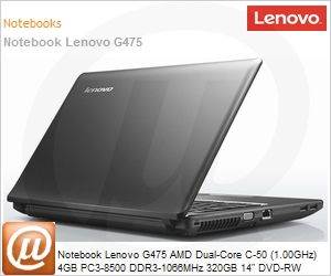 Lenovo - 59-307829 - Notebook Lenovo G475 AMD Dual-Core C-50 (1.00.