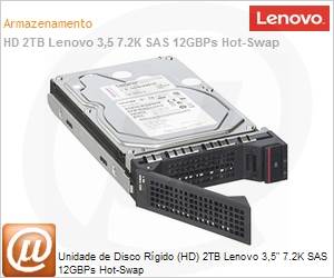 7XB7A00042 - Unidade de Disco Rgido (HD) 2TB Lenovo 3,5" 7.2K SAS 12GBPs Hot-Swap