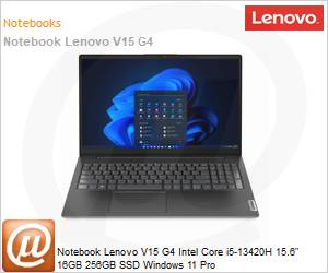 83GL000TBR - Notebook Lenovo V15 G4 Intel Core i5-13420H 15.6" 16GB 256GB SSD Windows 11 Pro 