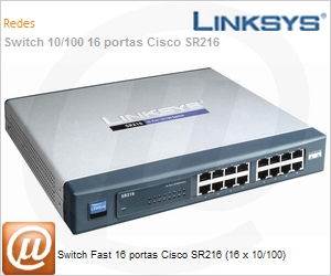 SR216 - Switch Fast 16 portas Cisco SR216 (16 x 10/100)