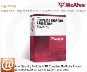 CEBYFM-AA-DA - Intel Security McAfee MFE Complete EndPoint Protect Business Suite (EPS) 1Yr GL [P+] [101-250]
