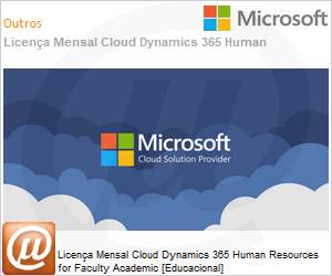 AAM-54270-ANL - Licena Mensal Cloud Dynamics 365 Human Resources for Faculty Academic [Educacional] 