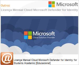 AAM-54335-ANL - Licena Mensal Cloud Microsoft Defender for Identity for Students Academic [Educacional] 