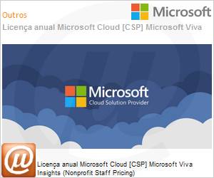 GWZ-00033-ANL - Licena anual Cloud [NCE] Microsoft Viva Insights (Nonprofit Staff Pricing) 