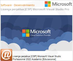 DG7GMGF0D3SJA - Licena perptua [CSP NCE] Microsoft Visual Studio Professional 2022 Academic [Educacional] 