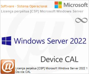 DG7GMGF0D5VXD - Licena perptua [CSP NCE] Microsoft Windows Server 2022 1 CAL Device 