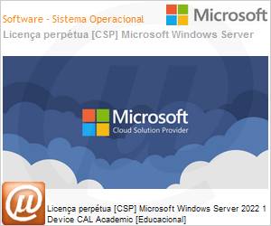 DG7GMGF0D5VXDA - Licena perptua [CSP NCE] Microsoft Windows Server 2022 1 CAL Device Academic [Educacional] 
